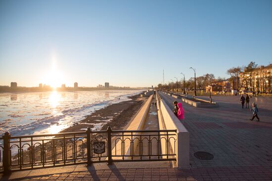 Russian cities. Blagoveshchensk