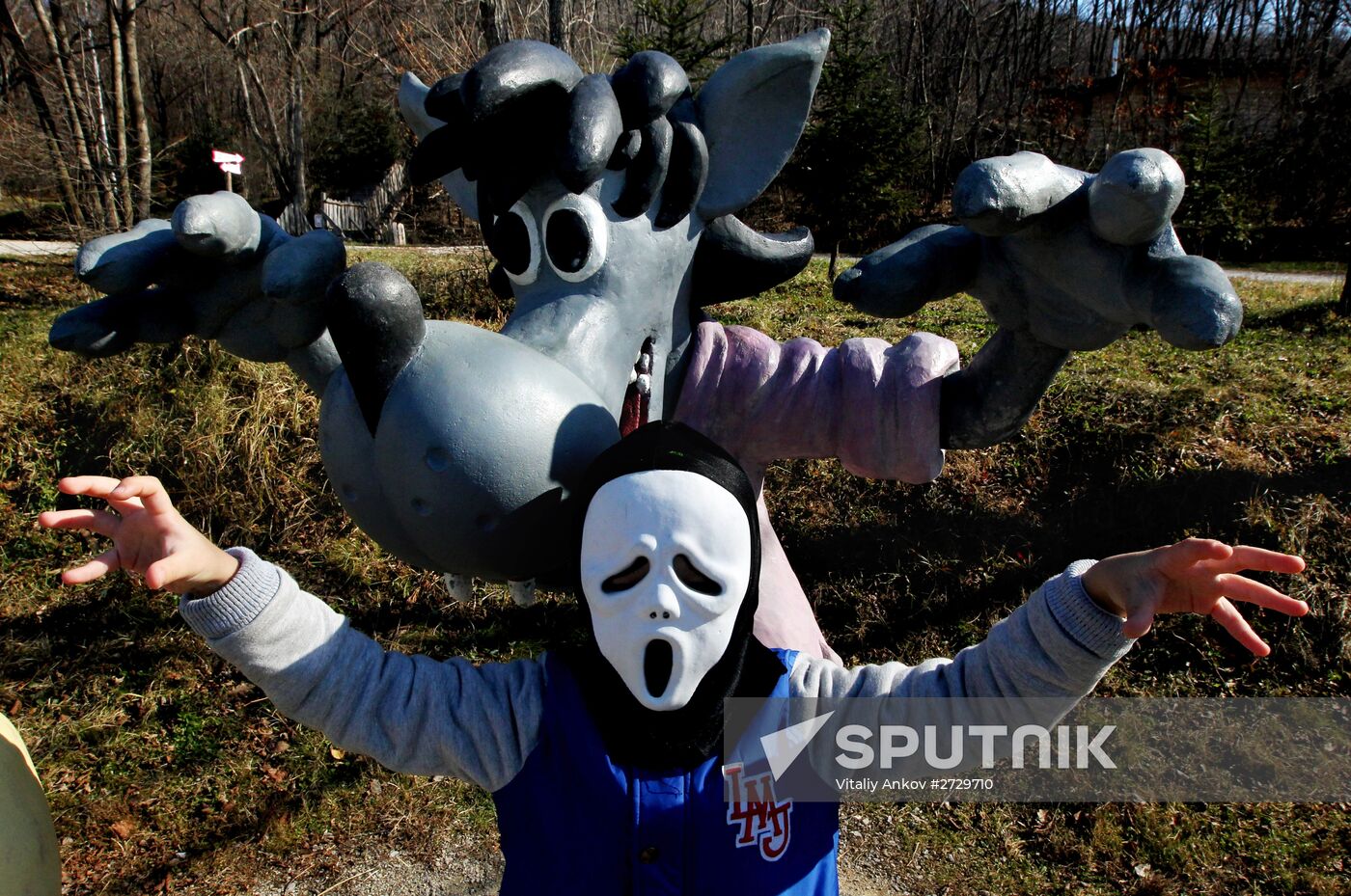 Halloween celebrations in Russian cities
