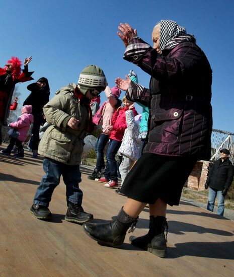 Halloween celebrations in Russian cities