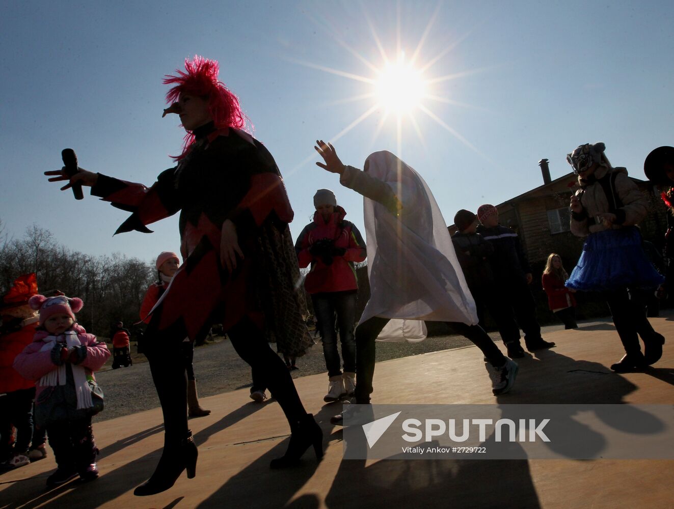 Halloween celebrations in Russian cities