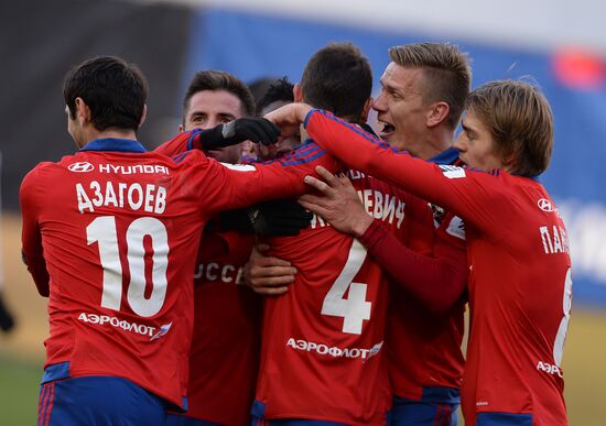 Football. Russian Premiere League. CSKA vs. Ufa