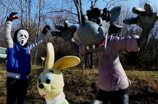 Halloween celebrations across Russia