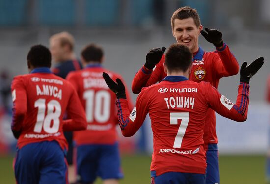 Football. Russian Premiere League. CSKA vs. Ufa