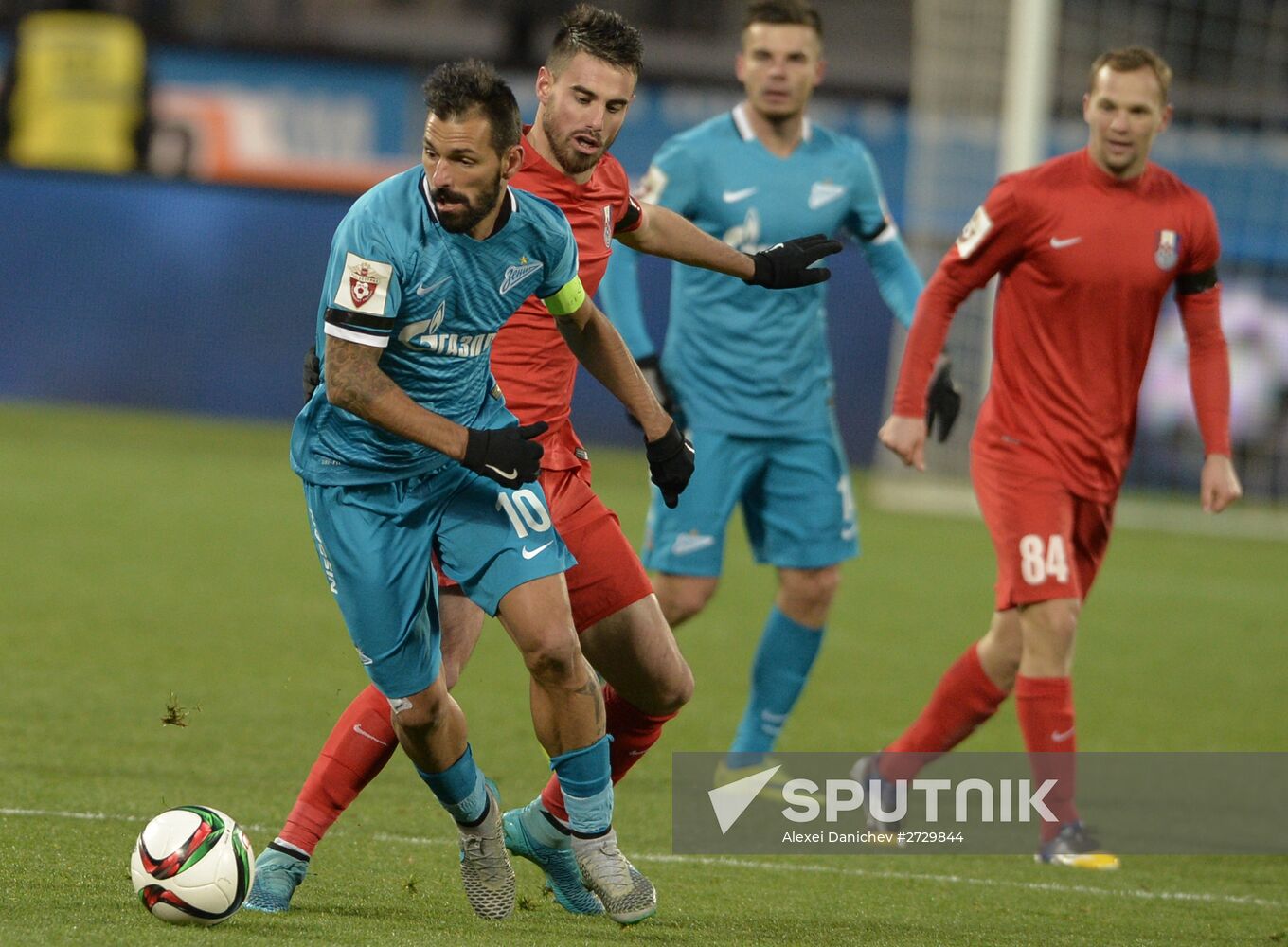 Football. Russian Premiere League. Zenit vs. Mordovia