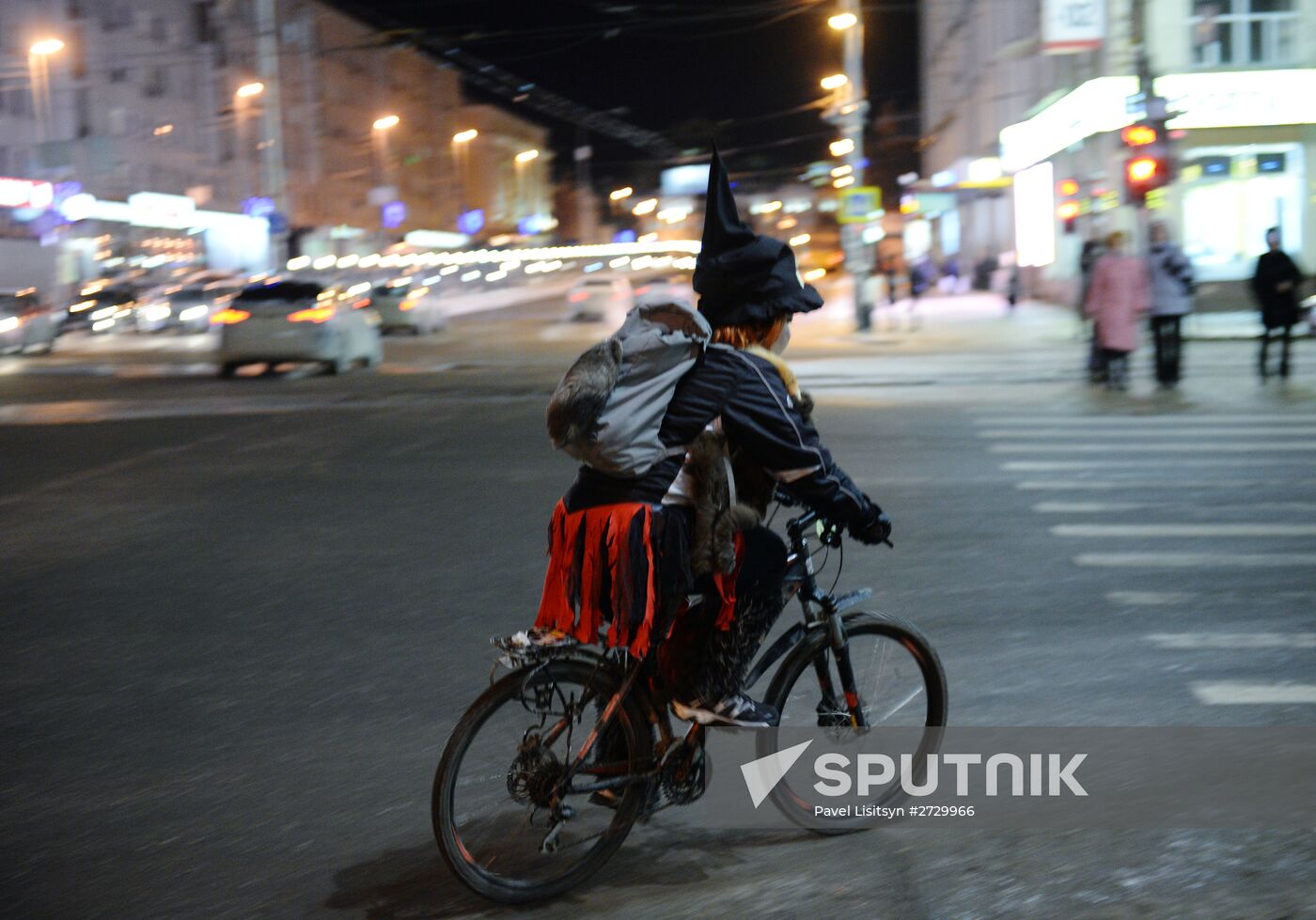Halloween celebrations in Russian cities