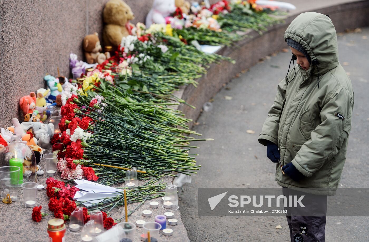 Russians mourn victims of plane crash in Egypt