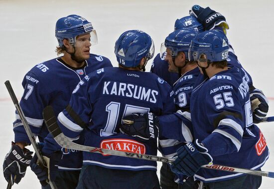 Kontinental Hockey League. Dynamo Moscow vs. Spartak Moscow