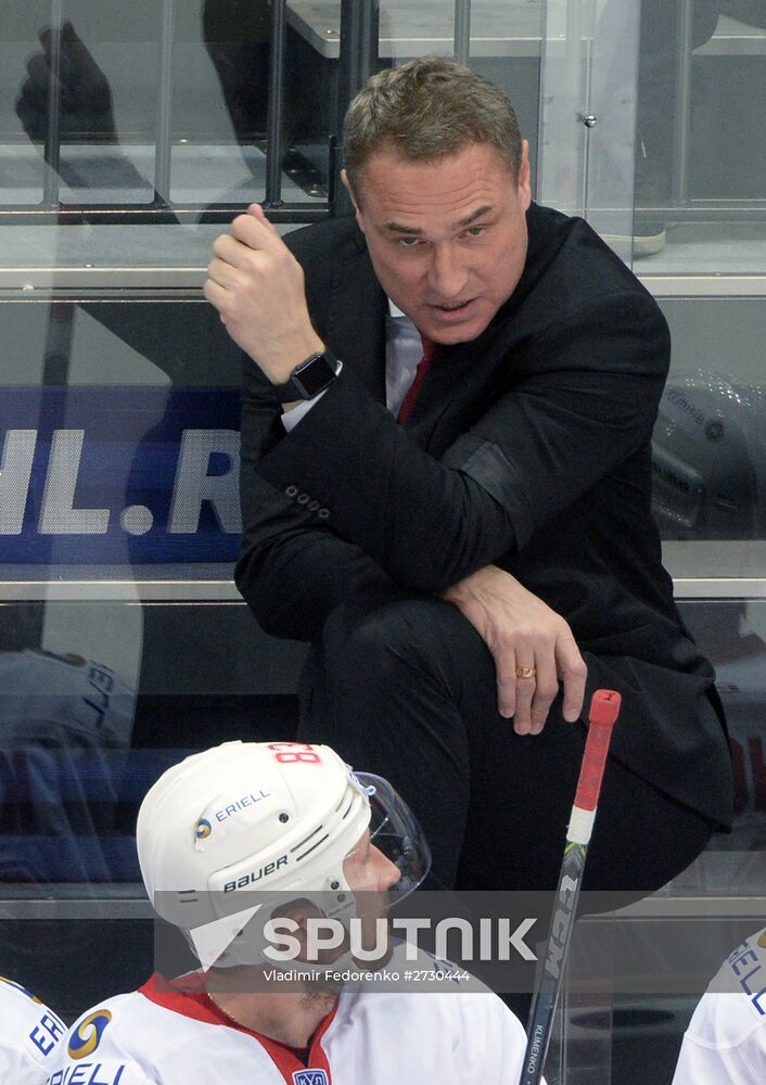 Kontinental Hockey League. Dynamo Moscow vs. Spartak Moscow