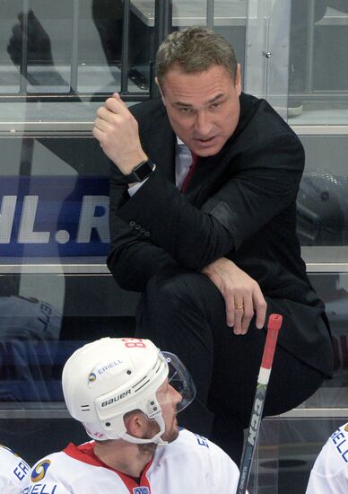 Kontinental Hockey League. Dynamo Moscow vs. Spartak Moscow