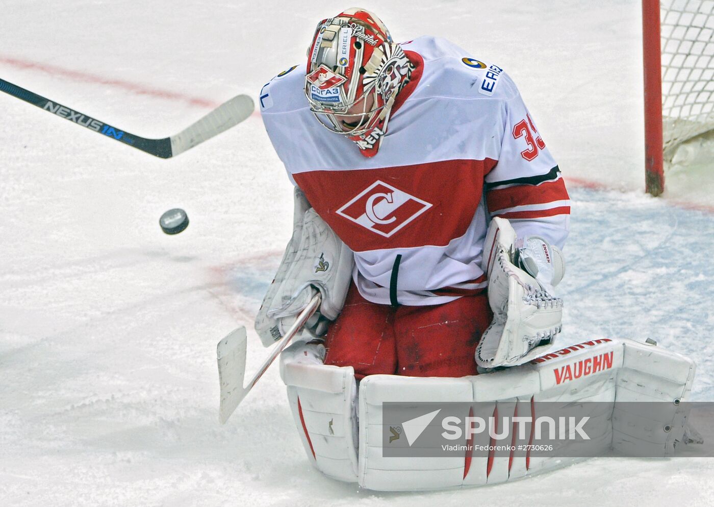Kontinental Hockey League. Dynamo Moscow vs. Spartak Moscow