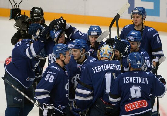 Kontinental Hockey League. Dynamo Moscow vs. Spartak Moscow
