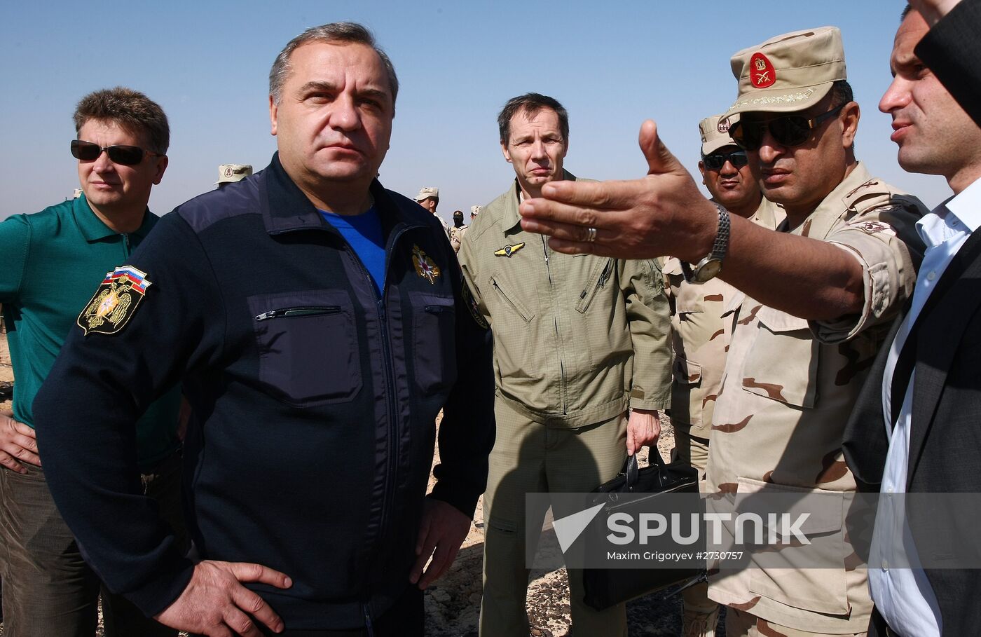 Russian Airbus A321 passenger airliner crash site in Egypt