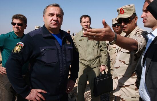 Russian Airbus A321 passenger airliner crash site in Egypt