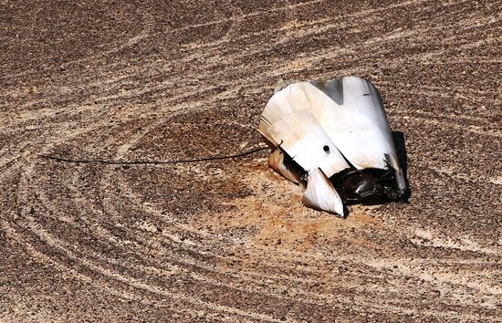 Airbus A321 crash site in Egypt