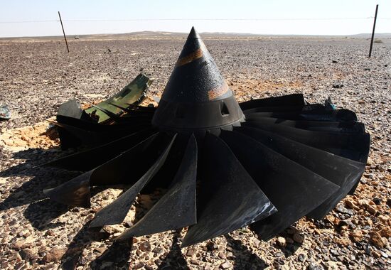 Airbus A321 crash site in Egypt