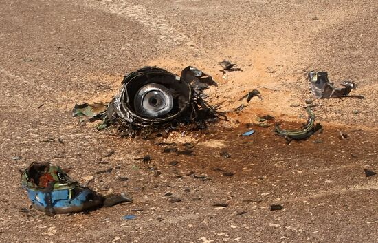 Airbus A321 crash site in Egypt