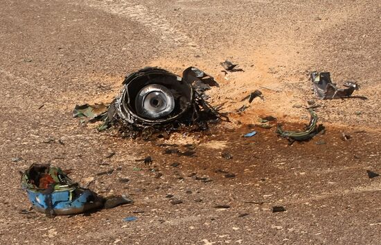 Airbus A321 crash site in Egypt