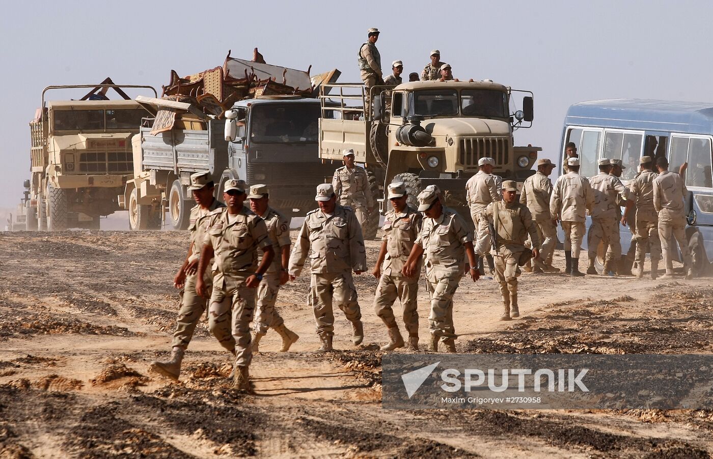 Airbus A321 crash site in Egypt