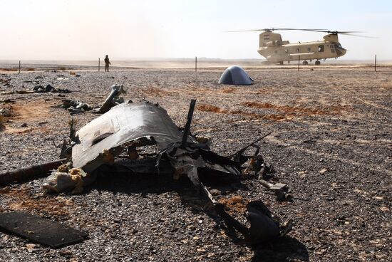 Airbus A321 crash site in Egypt