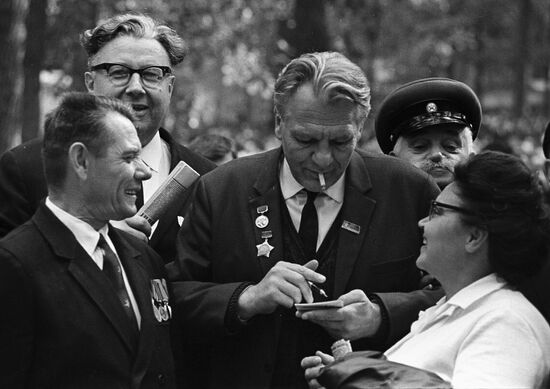 Writer Sergei Smirnov