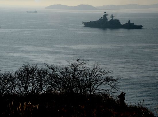 Pacific Navy vessels head for maneuvers in Indian Ocean