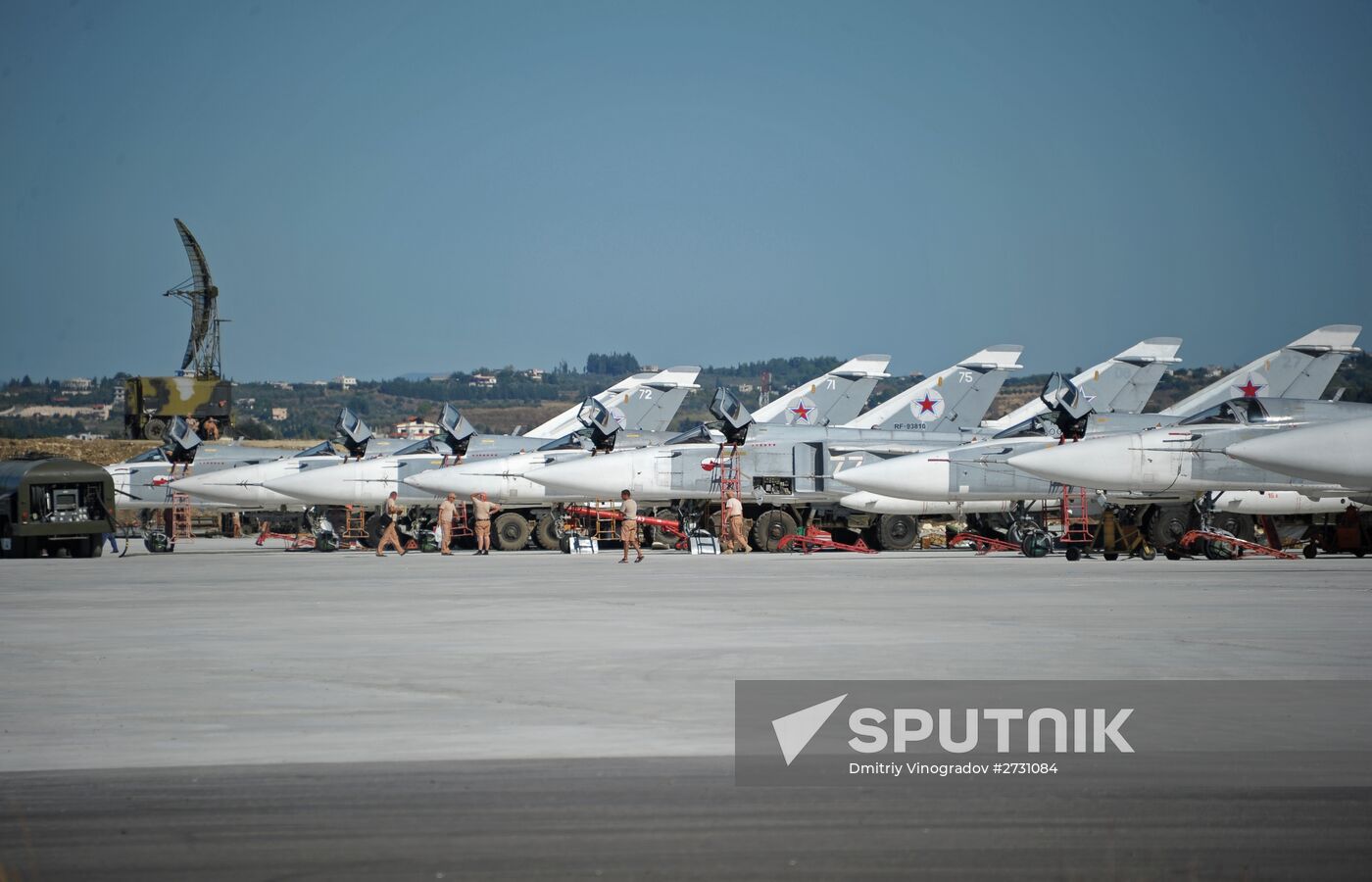 Russian military aviation at Khmeimim airbase in Syria