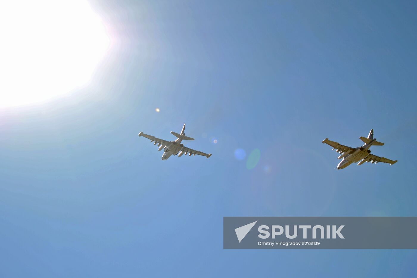 Russian warplanes at Hemeimeem air base in Syria