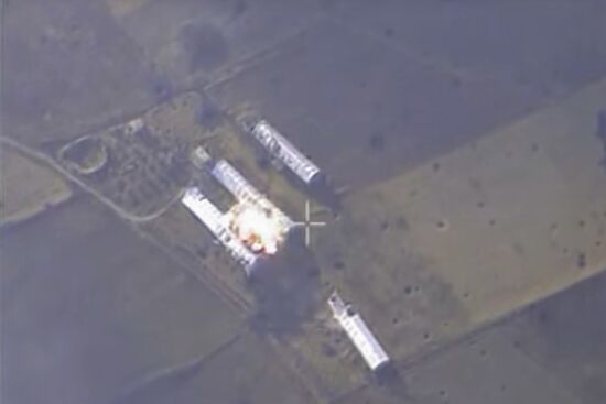 Russian Aerospace Forces' strikes on ISIS positions in Syria