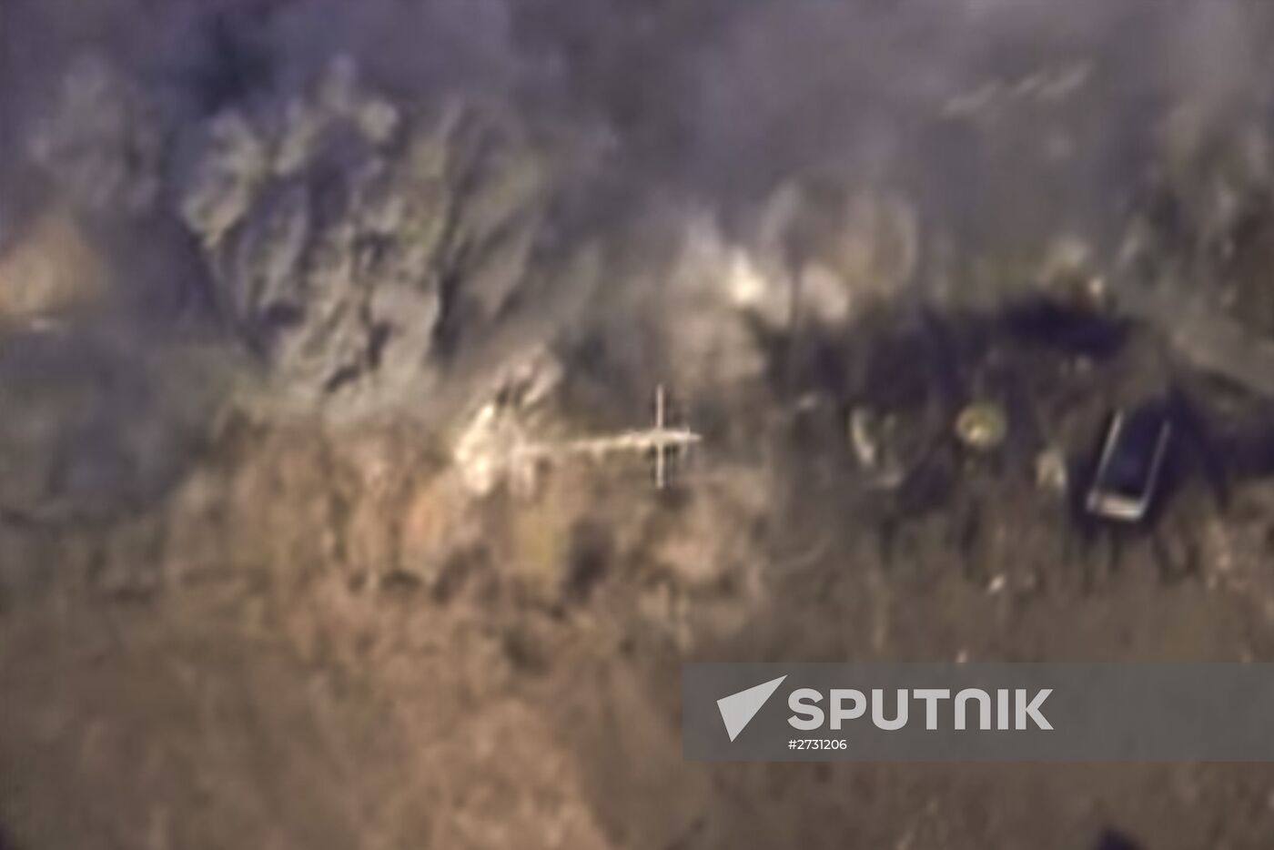 Russian Aerospace Forces' strikes on ISIS positions in Syria