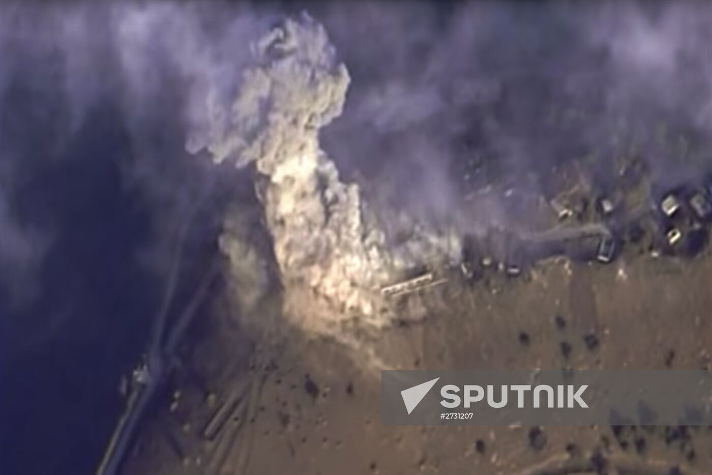 Russian Aerospace Forces' strikes on ISIS positions in Syria