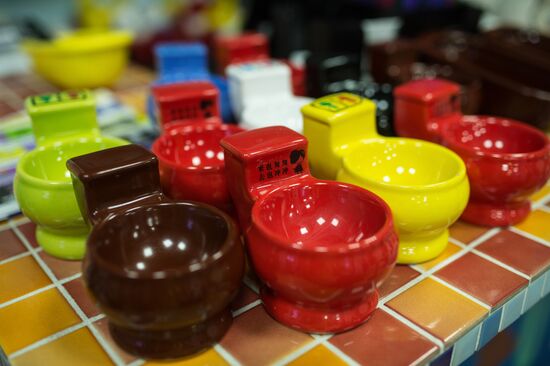 Crazy Toilet cafe opens in Moscow