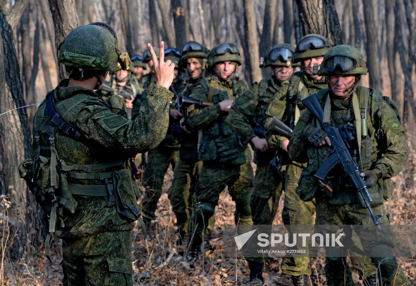 Combined tactical artillery and reconnaissance units exercise