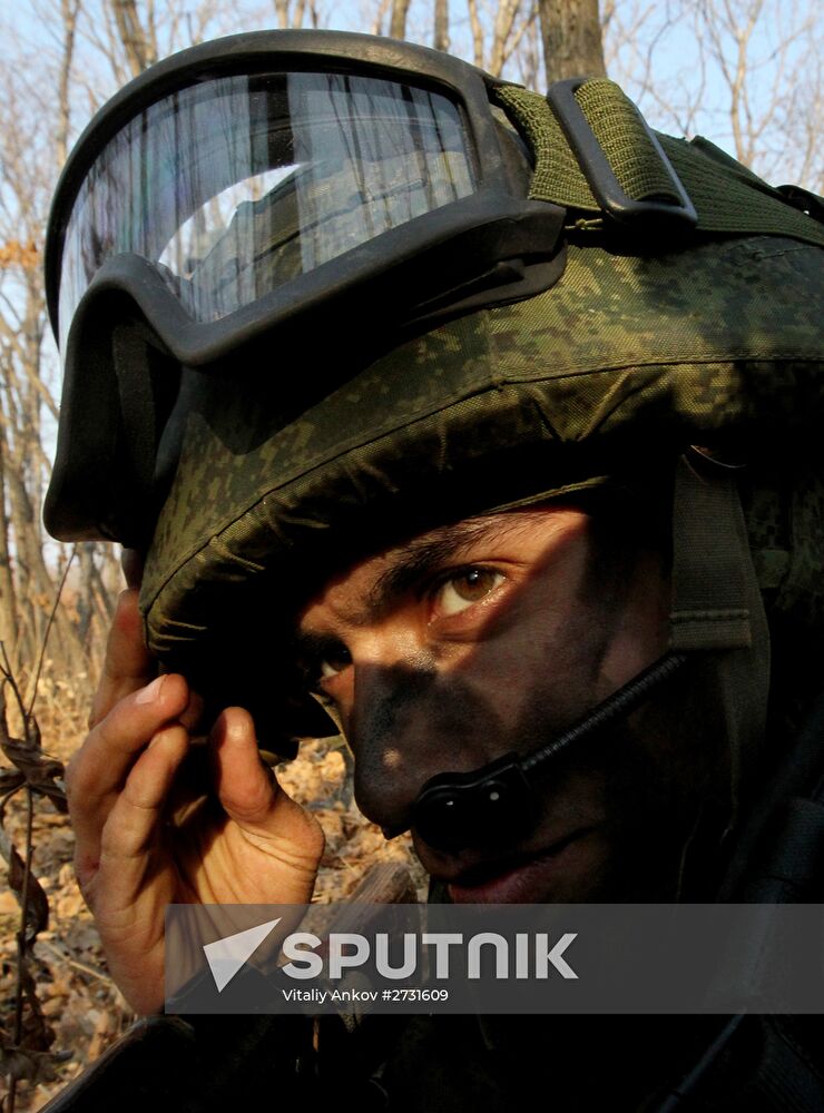 Combined tactical artillery and reconnaissance units exercise