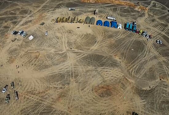 Searching Russian Airbus A321 crash site in Egypt