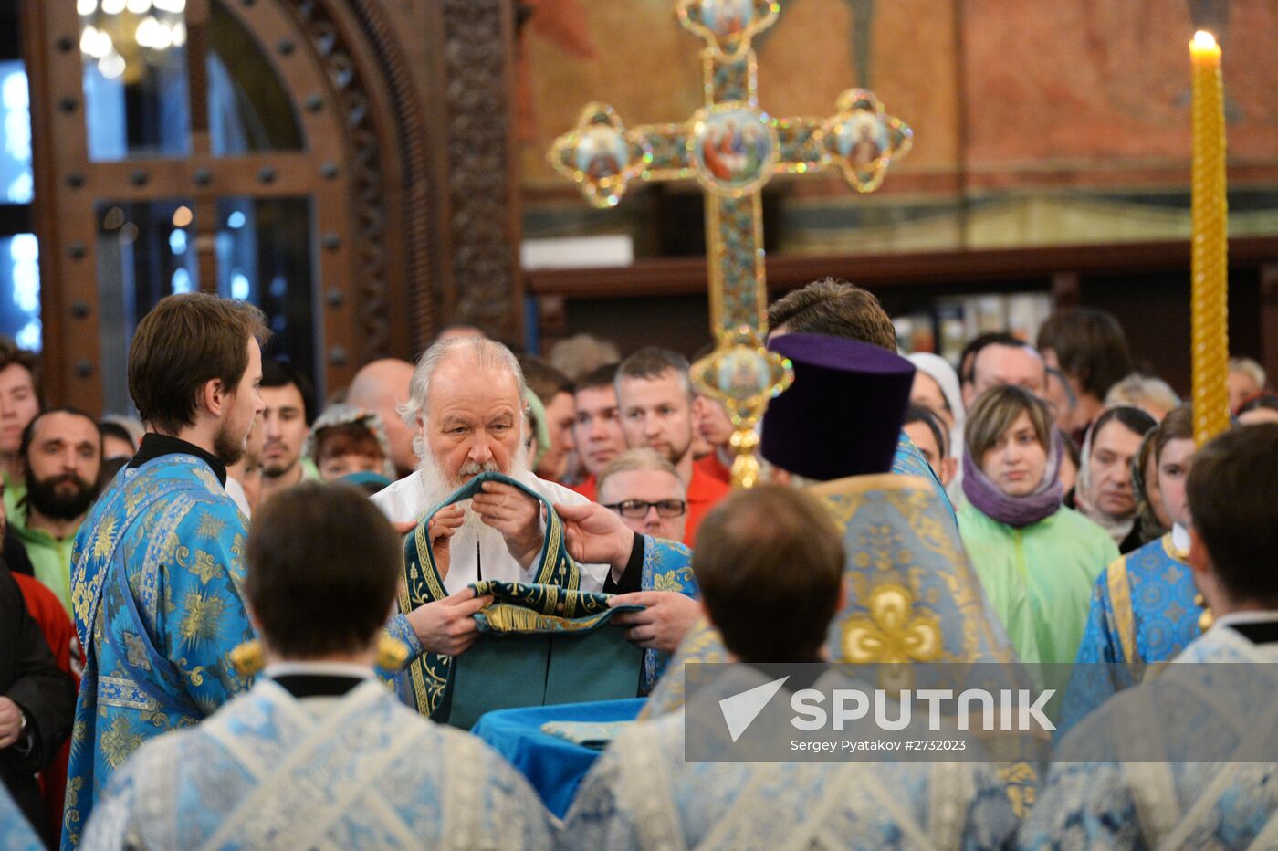 Patriarch Kirill conducts liturgy on Icon of Our Lady of Kazan holiday