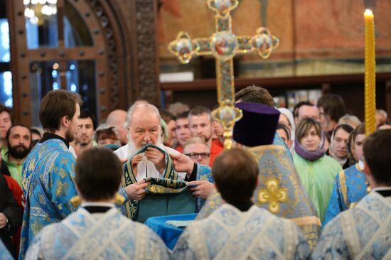 Patriarch Kirill conducts liturgy on Icon of Our Lady of Kazan holiday