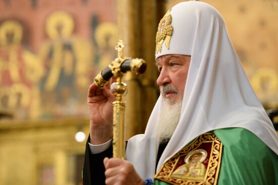 Patriarch Kirill conducts liturgy on Icon of Our Lady of Kazan holiday