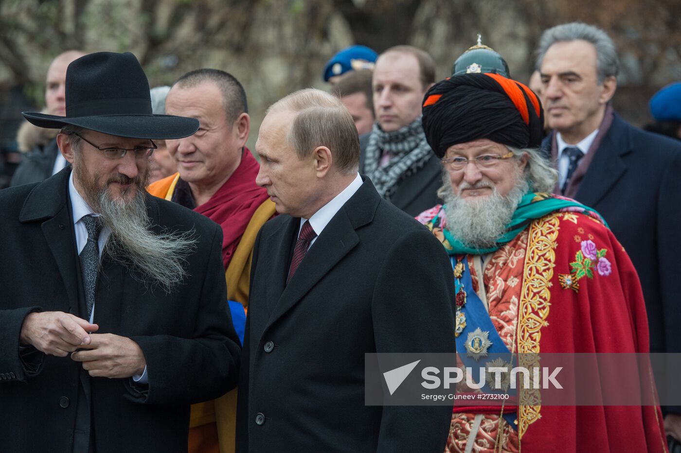President Putin lays flowers at Minin and Pozharsky monument on Red Square
