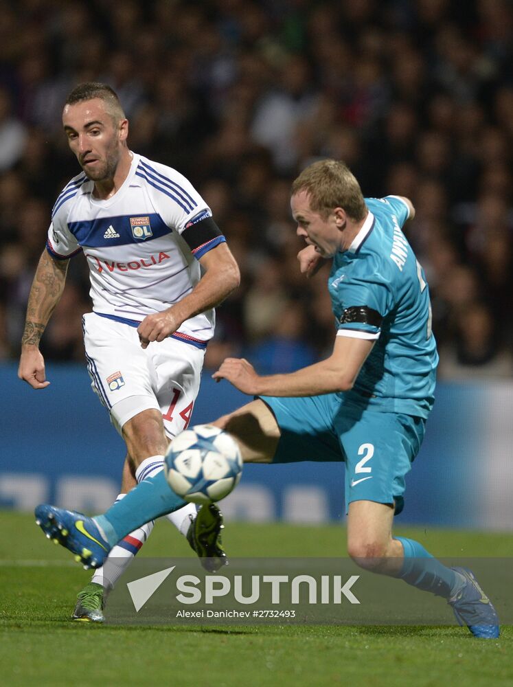 UEFA Champions League. Lyon vs. Zenit