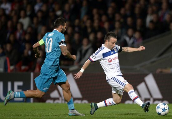 UEFA Champions League. Lyon vs. Zenit