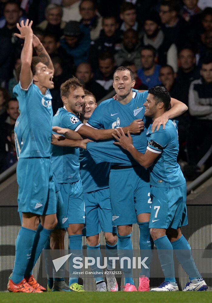 UEFA Champions League. Lyon vs. Zenit