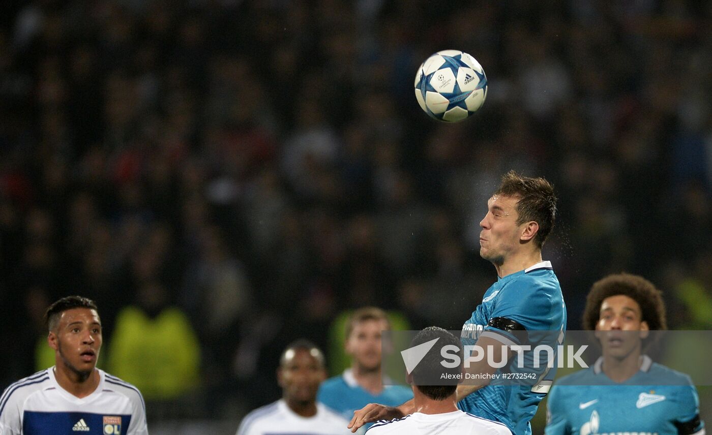 UEFA Champions League. Lyon vs. Zenit
