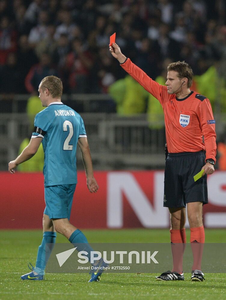 UEFA Champions League. Lyon vs. Zenit