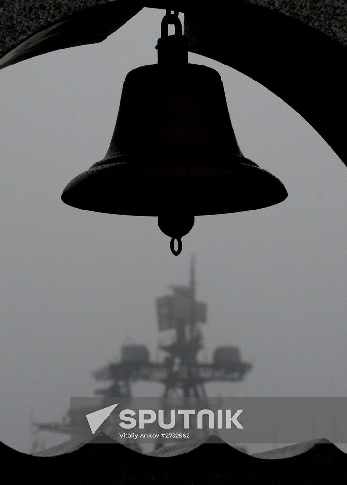 Morning fog in Vladivostok