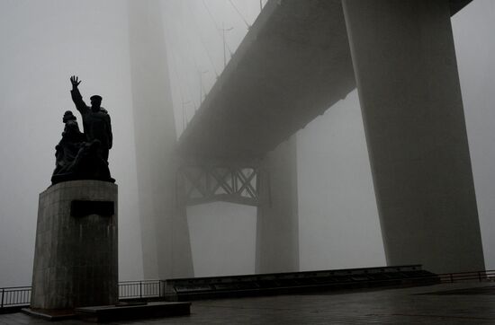 Morning fog in Vladivostok