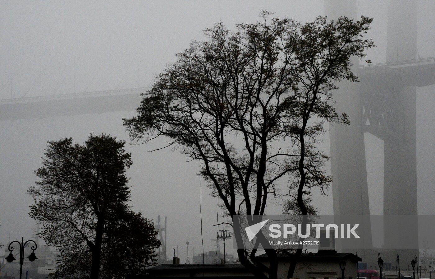 Morning fog in Vladivostok
