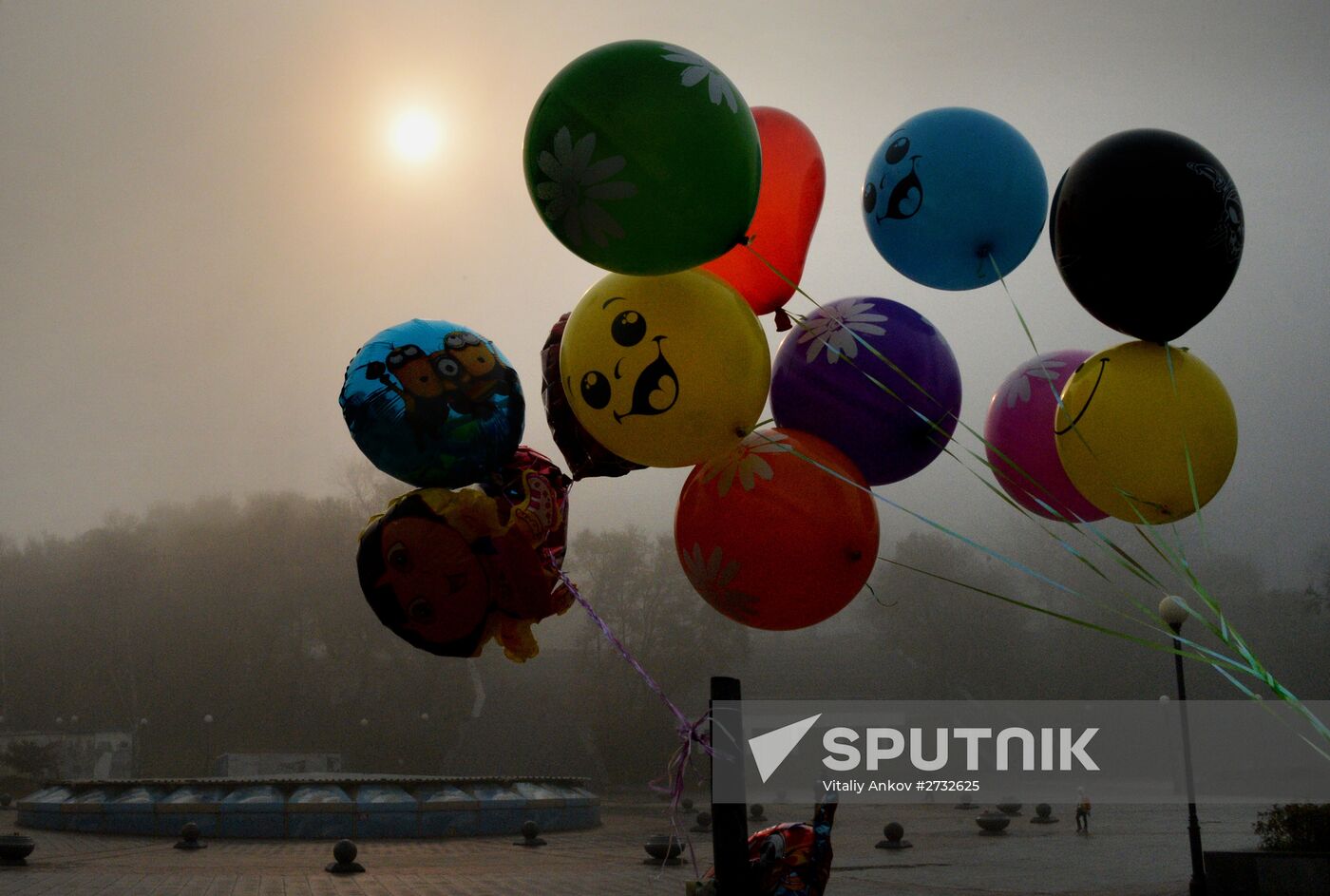 Morning fog in Vladivostok
