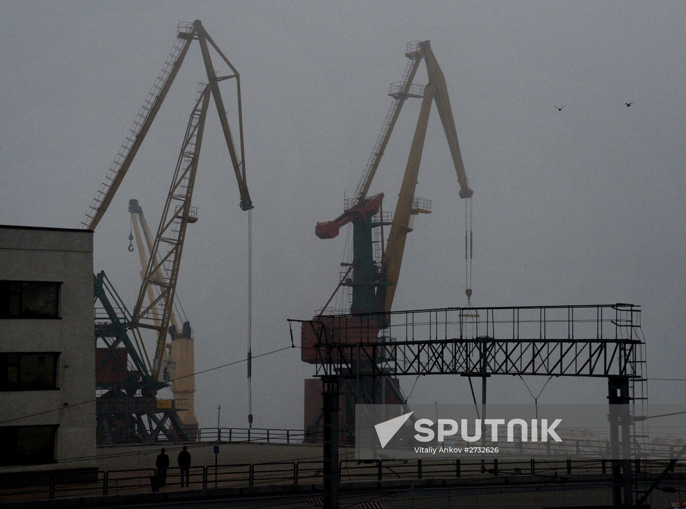 Morning fog in Vladivostok