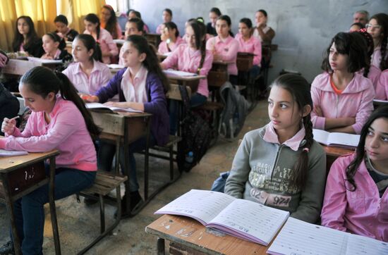 Russian classes in Syria