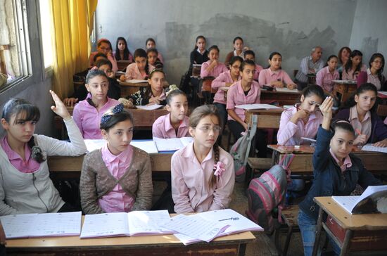Russian classes in Syria